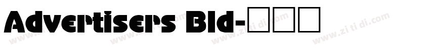 Advertisers Bld字体转换